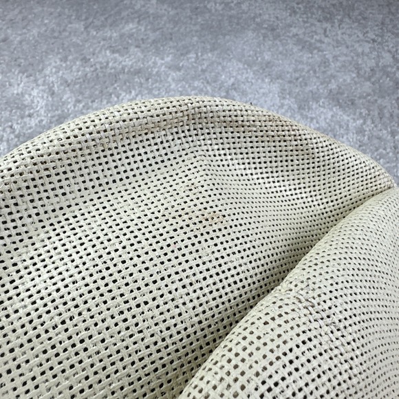 Pau Charly Men's Fedora Panama Cuban Hat Beige Straw Flat Brim Summer Sun Cap - Picture 6 of 7